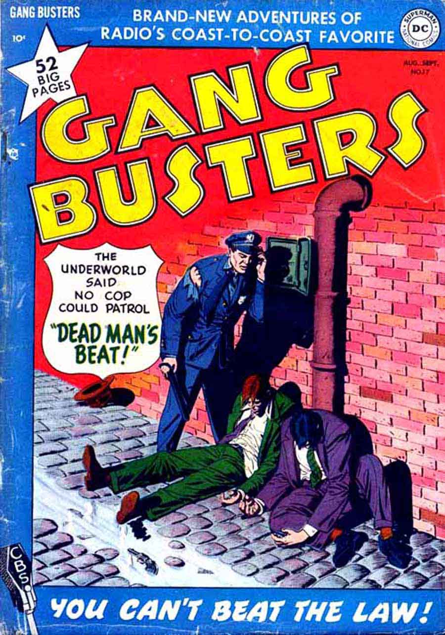 Gang Busters v1 #17 - Frank Frazetta dc golden age crime comic book page art