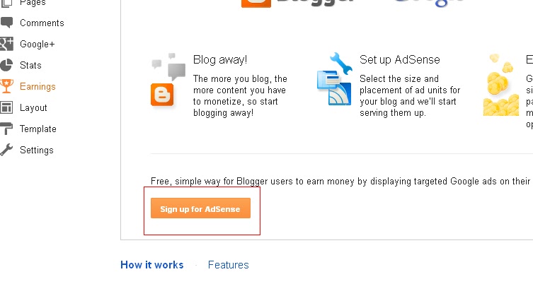 please register for adsense directly from blogger com