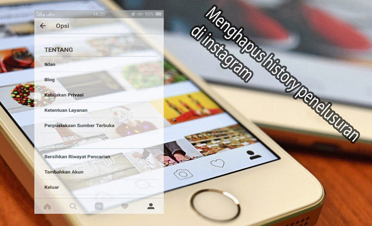 Cara Menghapus History Pencarian di Instagram Cara Menghapus History Pencarian di Instagram