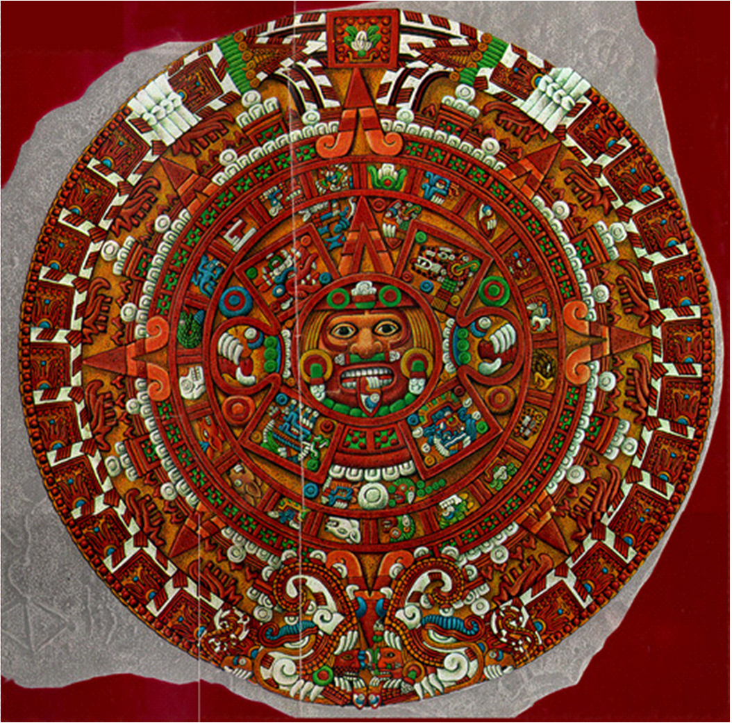 The Necroleadicon: Aztec Sun stone