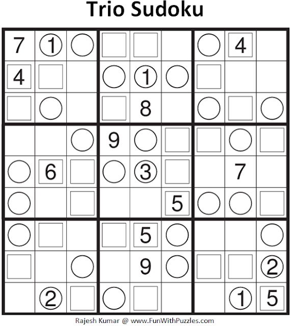 Trio Sudoku (Fun With Sudoku #102)