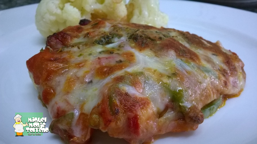 Pechuga de Pollo a la Pizza