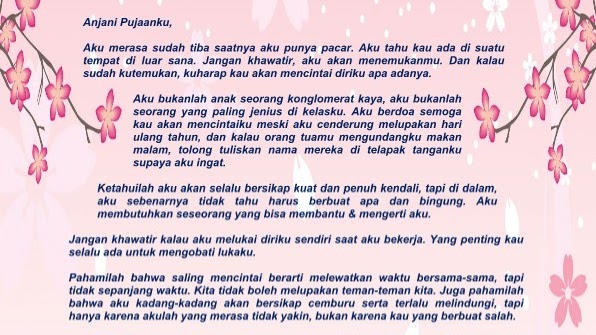 35+ Contoh Surat Untuk Pujaan Hati Pictures