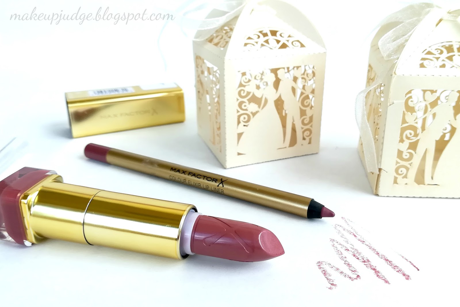 MAX FACTOR/ ROSEWOOD & BURNT CARAMEL (+ olovka MAUVE MOMENT)