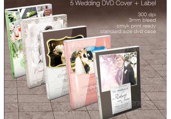 wedding dvd templates