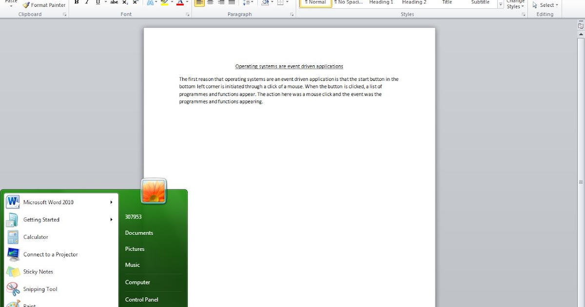 Unit 14 - Event driven programming