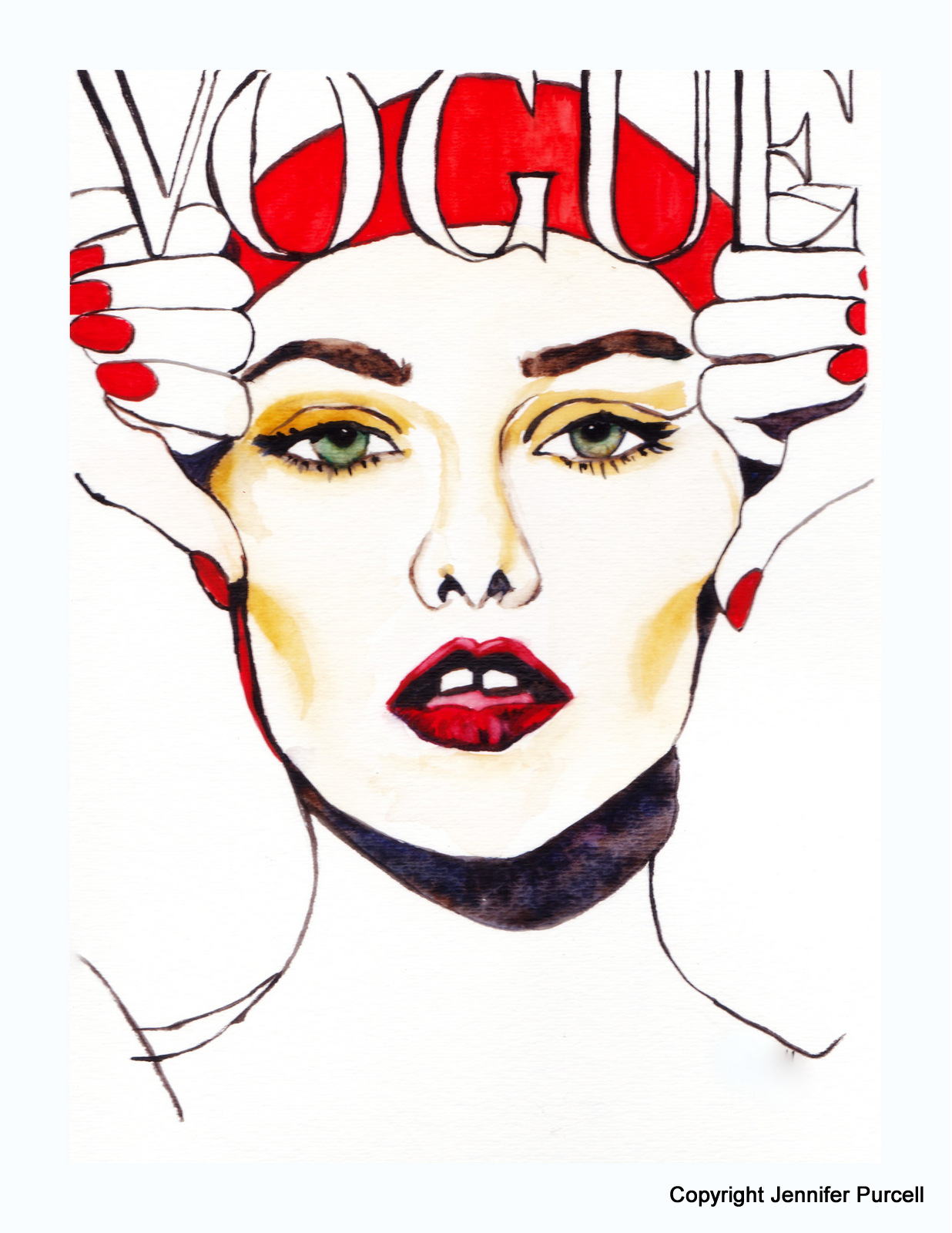 Palettes Of Fashion: Vogue Fashion Illustration