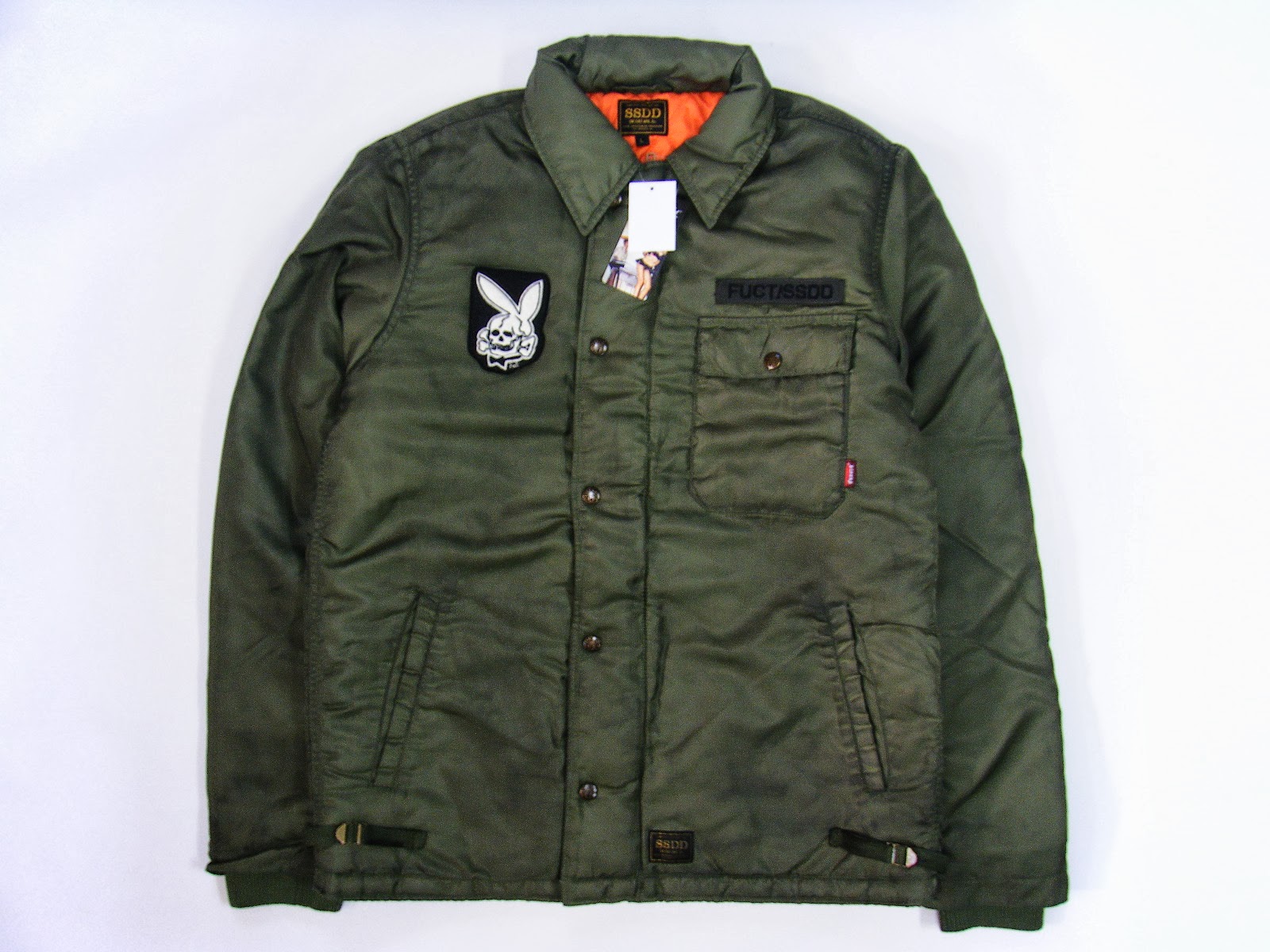 即納正規店 FUCT ファクトMCジャケット グリーン xLzhp-m55498995475