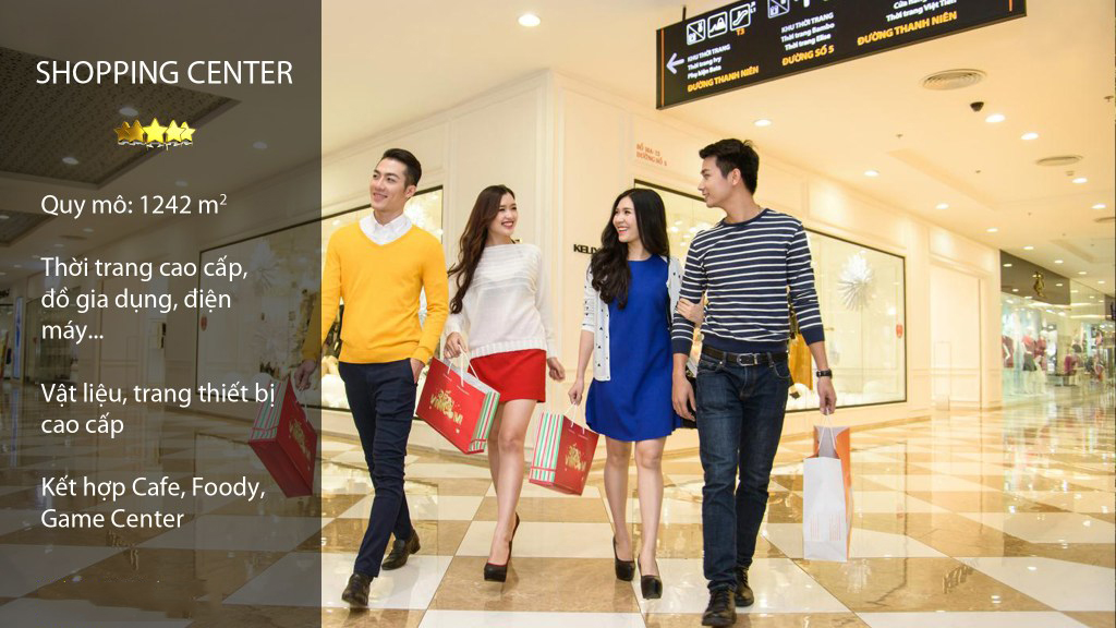 Trung tâm thương mại cao cấp tại dự án đô thị Đài Tư của TNR Holdings Việt Nam Trung tâm thương mại cao cấp tại dự án đô thị Đài Tư của TNR Holdings Việt Nam