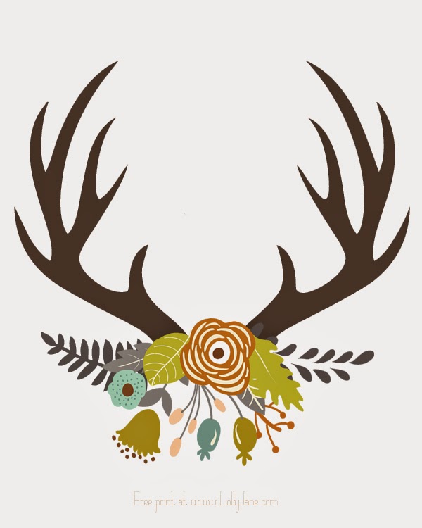 free clip art deer antlers - photo #38