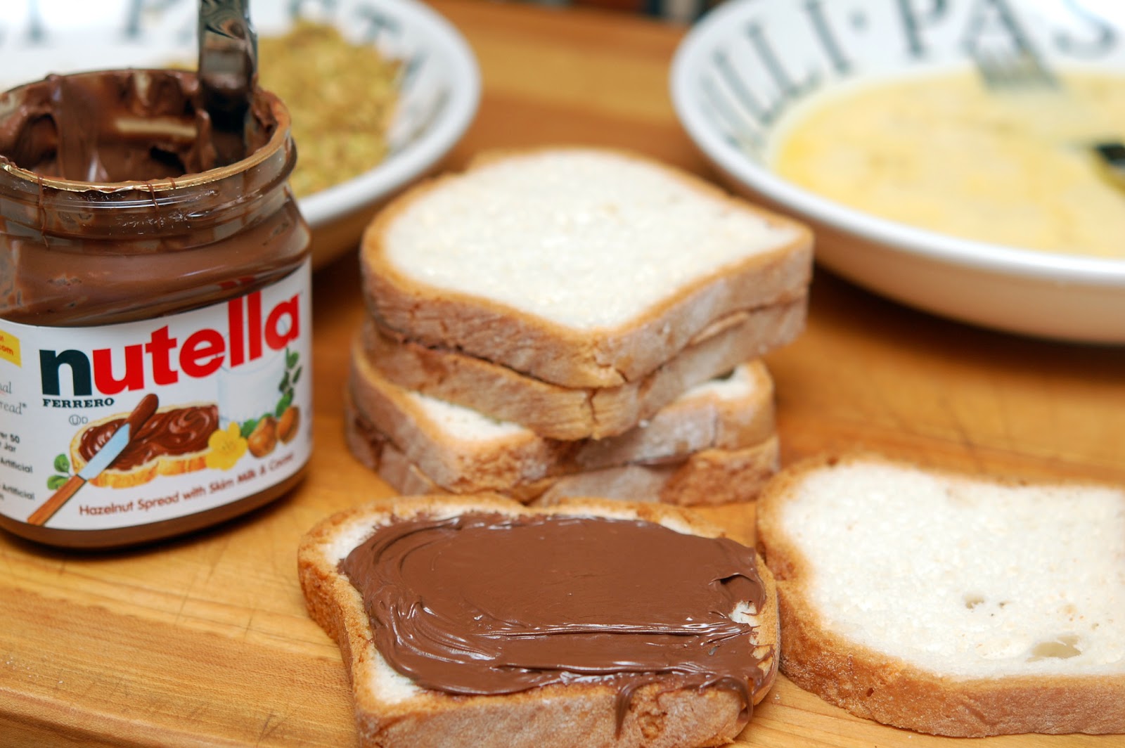 PISTACHIO CRUSTED FRENCH TOAST STUFFED WITH NUTELLA! Hugs and Cookies