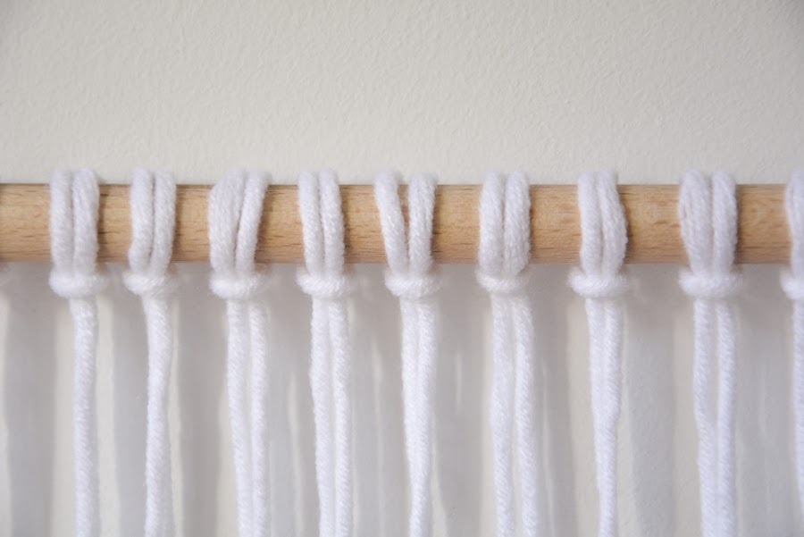 Nudo alondra, paso 3