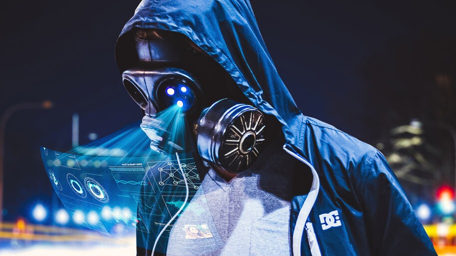Sci-Fi, Gas Mask, 4K, #6.742