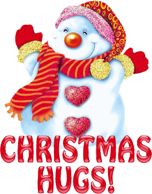 Lovely Christmas Snow Man Animated Wallpaper