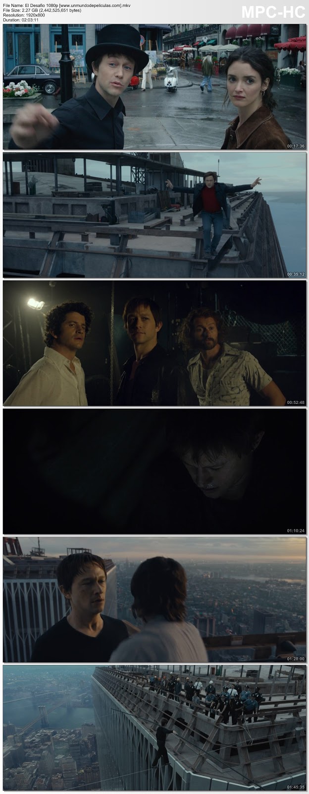 Capturas de la película.