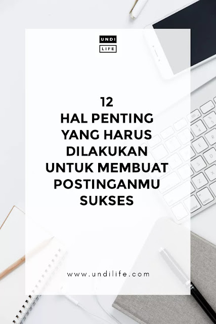 Post blog sukses