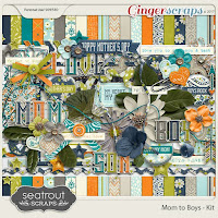 Kit : Mom to Boys by Seatrout Scraps