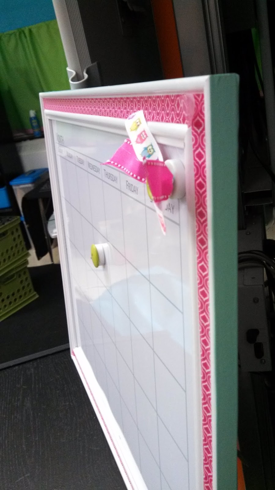 Teach it With Class Washi Tape Dry Erase Calendar