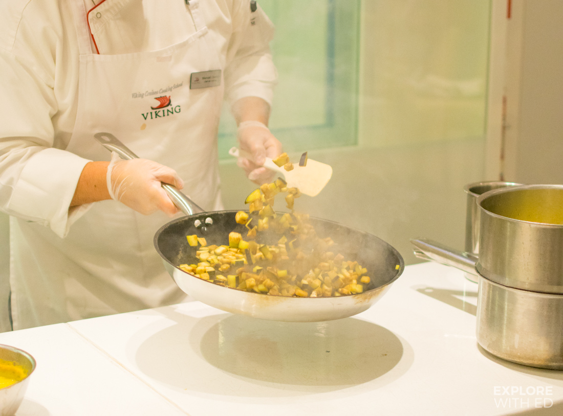 The Kitchen Table private cooking class and excursion on Viking Cruise Ships