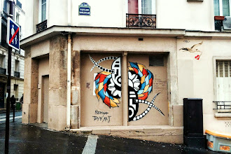 Sunday Street Art : Thym' Art Ducro - square Bolivar - Paris 19