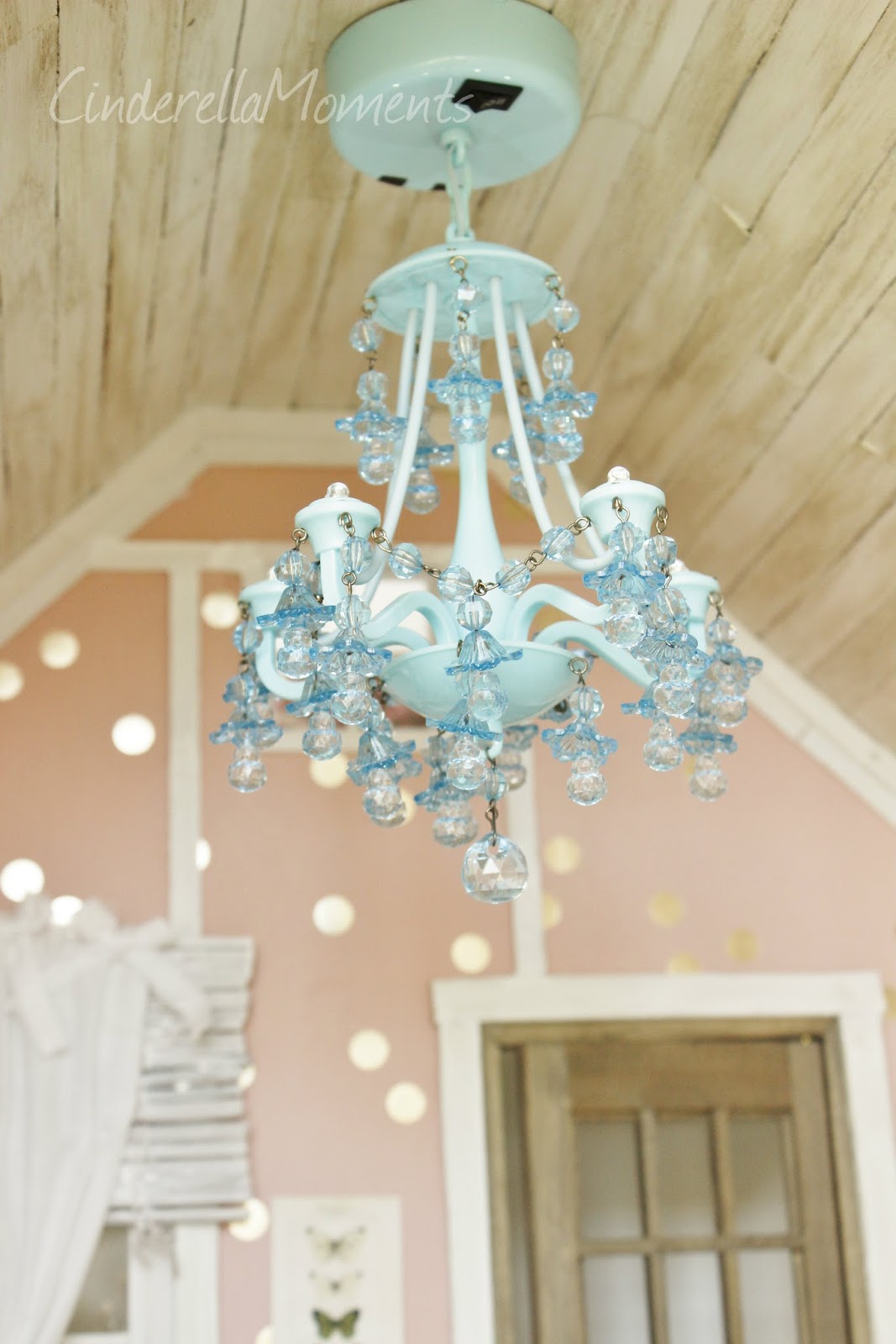 Cinderella Moments A House For Blythe Custom 1 6 Playscale Dollhouse This Is A Chandelier For Lockers It Perfect 1 6 Dollhouse I Loved The Color