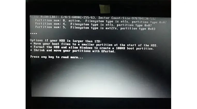 cara mudah Cara Mengatasi Error grub windows 7