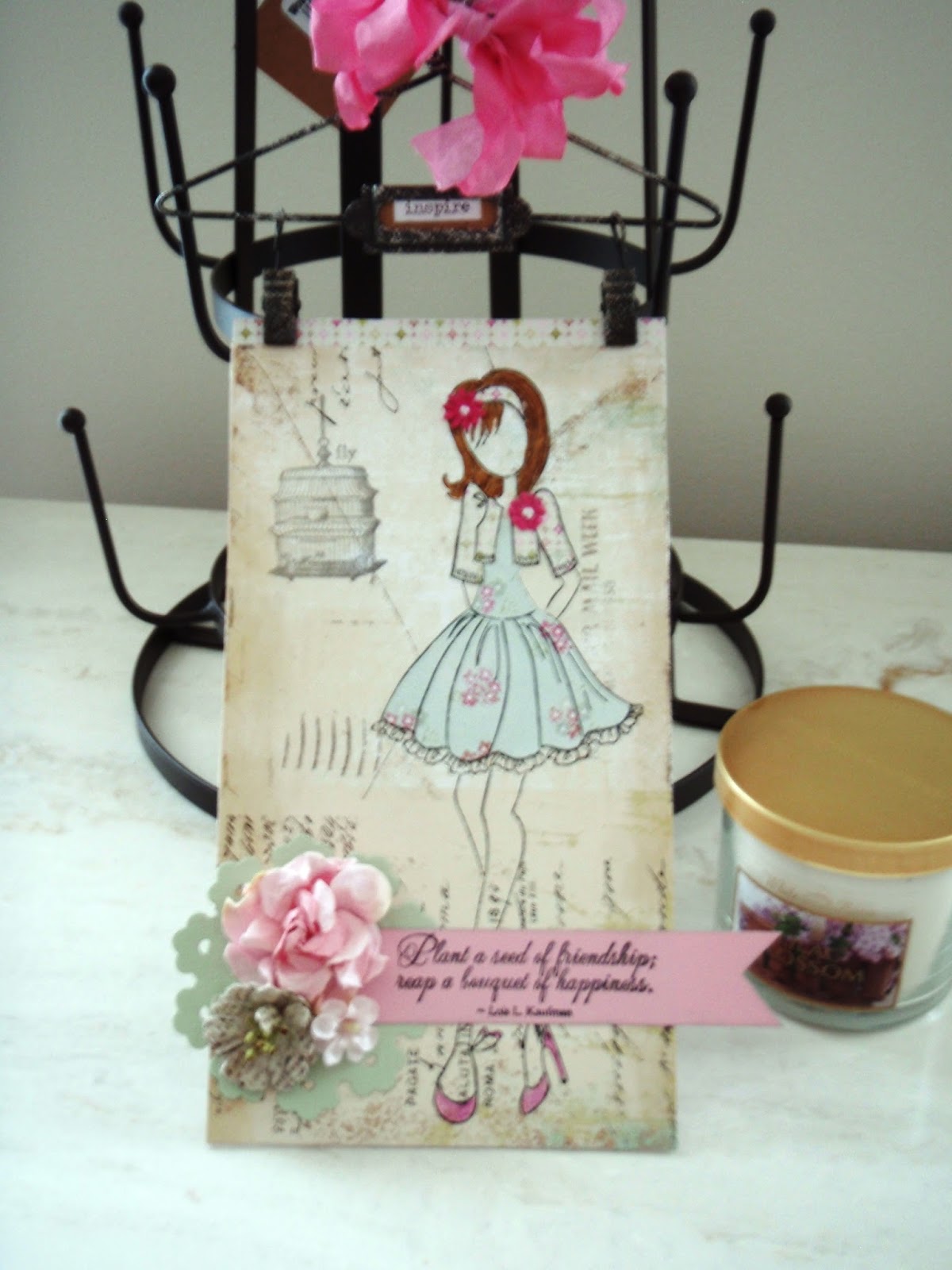 Scrap for Joy: Blog Candy Winner and some New Paper Doll Projects!