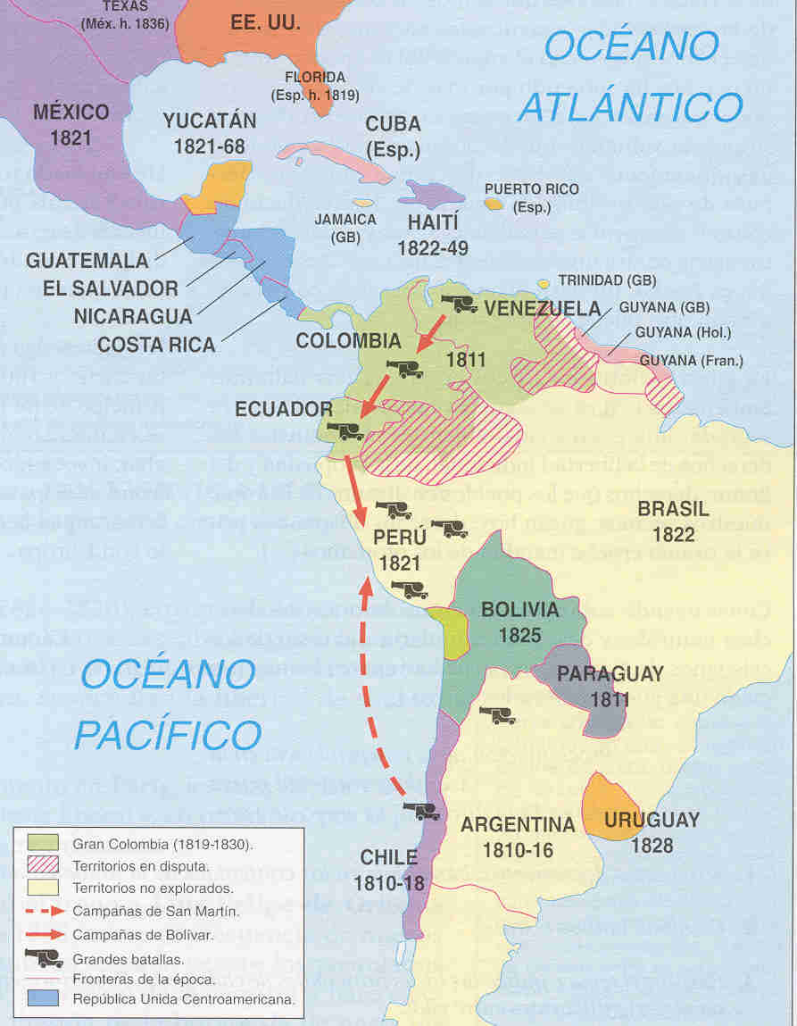 El reinado de Fernando VII La Independencia de las colonias americanas El reinado de Fernando VII La Independencia de las colonias americanas