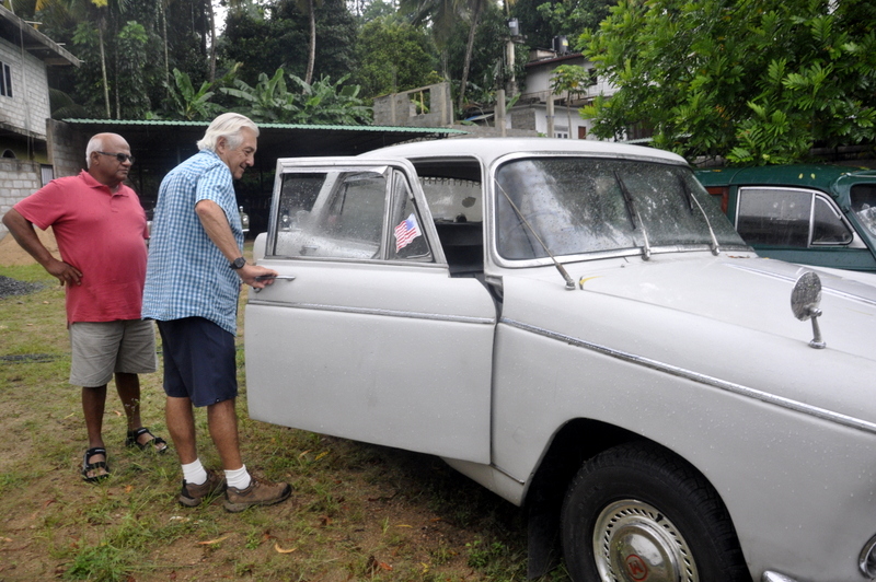 1960 Medical batch, Colombo, Sri Lanka. Classic cars, Mawanella, Sri Lanka On a trip with