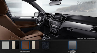 Màu nội thất Mercedes GLE 400 4MATIC 2019 Nội thất Mercedes GLE 400 4MATIC 2019 màu Nâu Saddle (224)