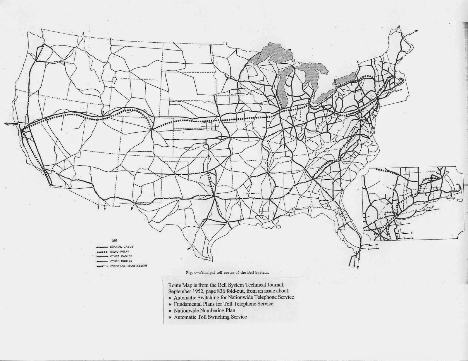 Meanderful Historic US microwave links and NY to Chicago in "34 Jumps"