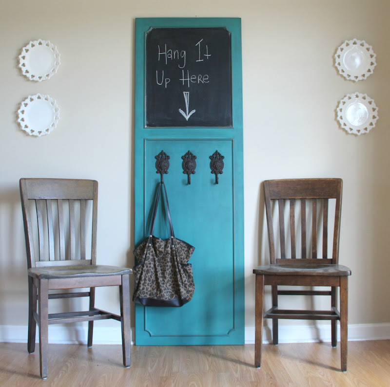 Funky Junk Command Central Chalkboard & Door Hanger