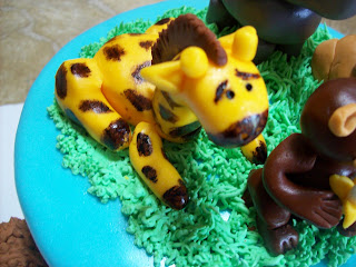 SAB Cakes!: 1st birthday jungle/animal cake!