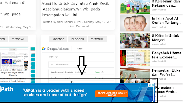 Cara Mudah Membuat Iklan Adsense Melayang Dibagian Bawah Pada Blogger (Iklan Sticky Desktop) Cara Mudah Membuat Iklan Adsense Melayang Dibagian Bawah Pada Blogger (Iklan Sticky Desktop)