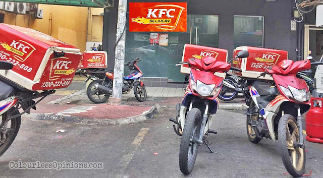 A KFC Delivery branch. kfc section 14 pj delivery branch