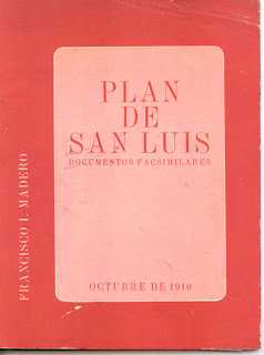 Plan de San Luis Potosi Revolucion Mexicana