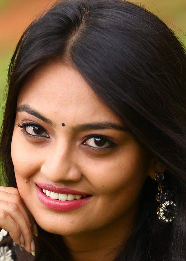 Beautiful Tamil Girl Nikitha Narayan Smiling Face Close Up Stills