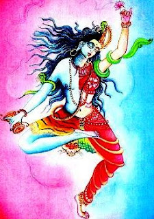Natraj Shiva in Ardha Narishwor Form. Shiva is described as the union of Shakti and Sava. In this form. he is half man and half woman form. Dancing the devine dance of creation. Shiva Tandav Nritya
