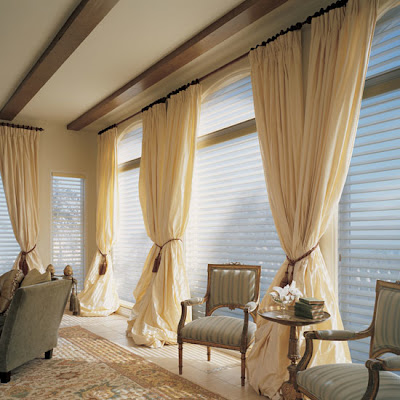 Curtains+And+Draperies+In+Home+Interior+Design++Silhouette