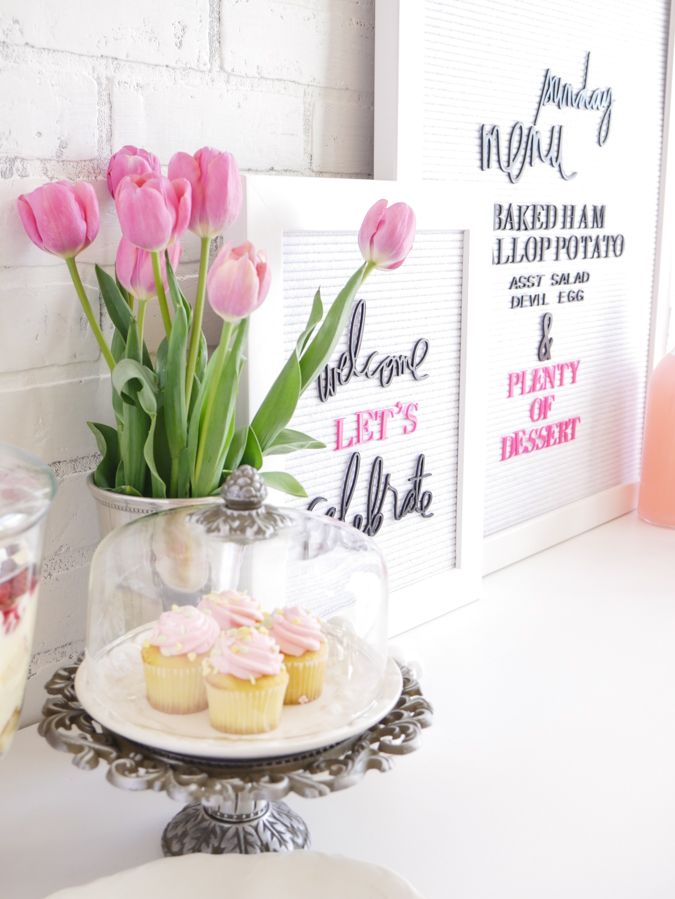 How to Decorate with Heidi Swapp Letterboard | Easter Table Decoration by Jamie Pate | @jamiepate