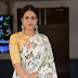 Lavanya Tripathi In White Saree At Telugu Film Audio Launch