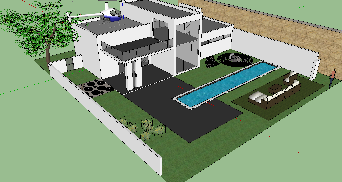 Minimalist House Design: Dream House Sketchup House Design