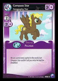 My Little Pony Compass Star, Geography Nut Canterlot Nights CCG Card