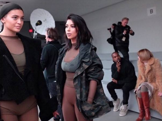 Kanye West and Kim Kardashion "Yeezy" Adidas Fashion Photo Shoot