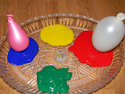 balloon painting balloons party paint activity messy blowing different jada roo sizes themed need pop blown hands sensory