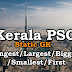 Static GK - Longest/Largest/Biggest/Smallest/First