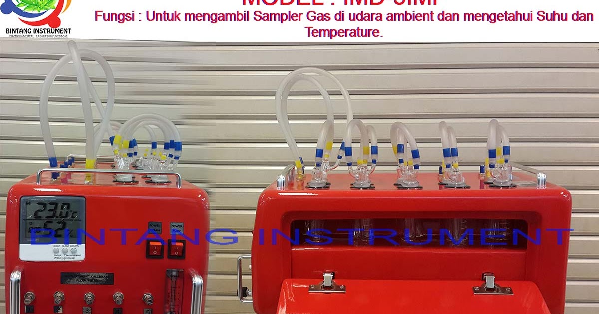 BINTANG INSTRUMENT Jual Portable Air Sampler Impinger GAS SAMPLERS