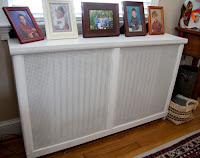 Built Radiator Cover With Scrap Wood