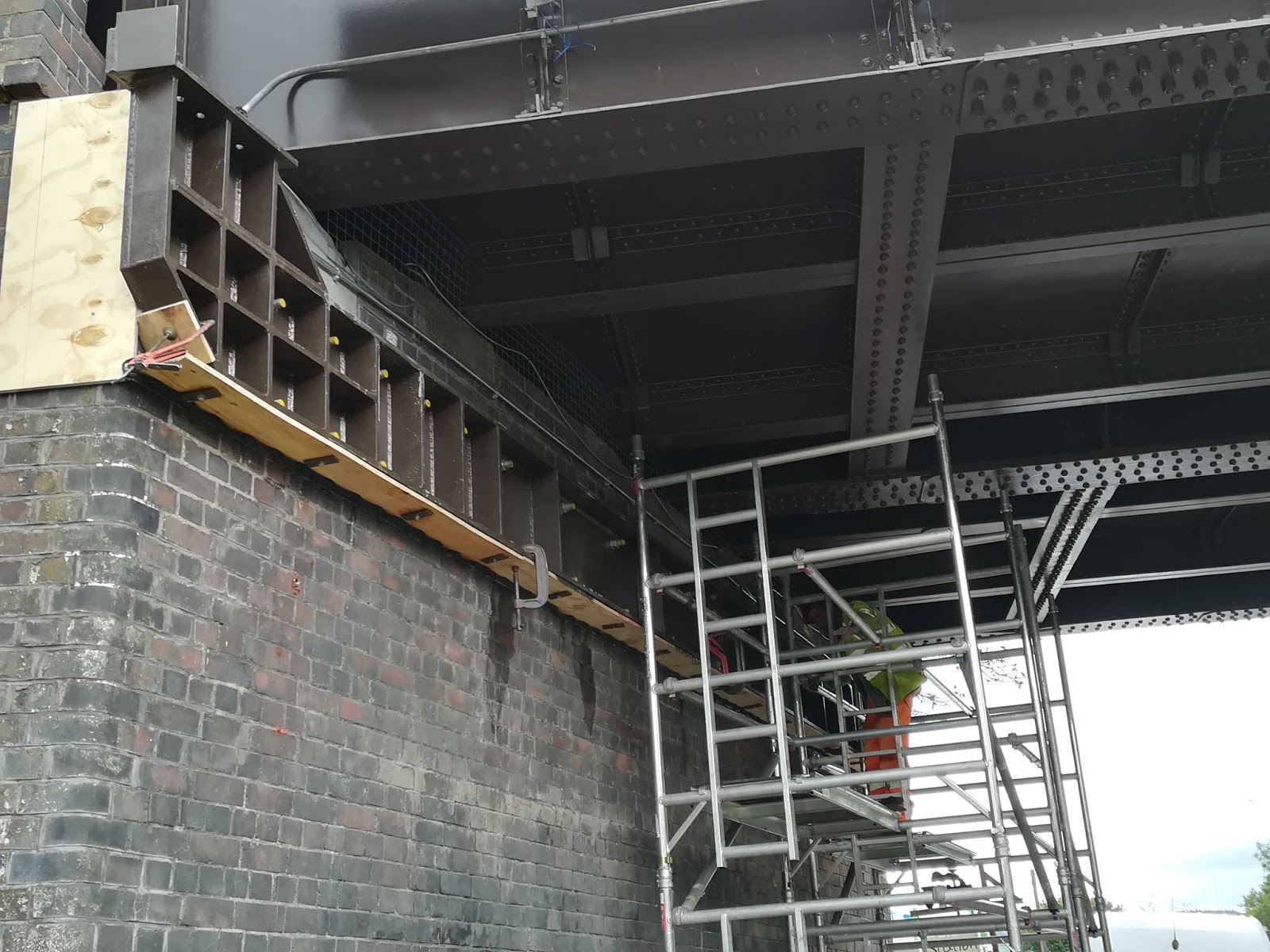 Civil Engineering Blog More on the north abutment support beam