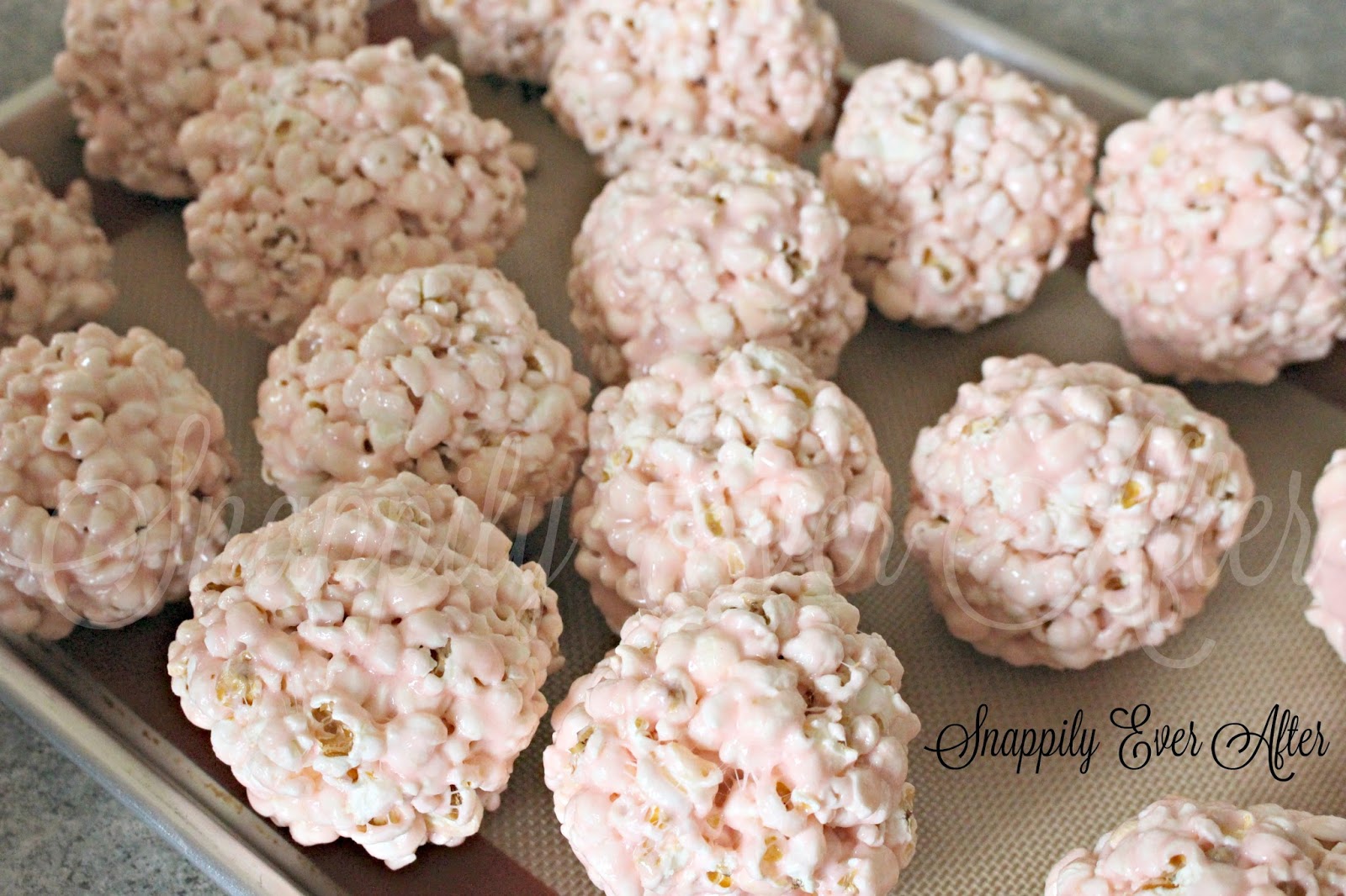 Snappily Ever After Jello Popcorn Balls